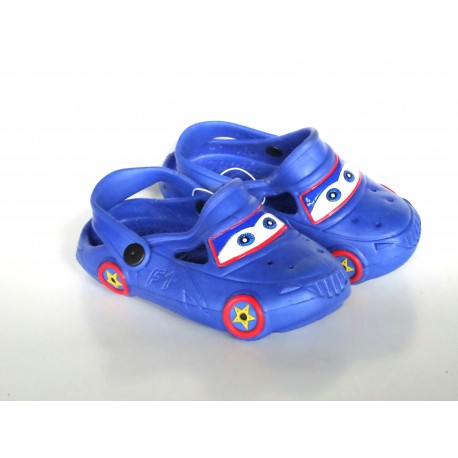 PANTILLE SYRA (KROK BIMBO) collo assortito 24 paia AZZURRO/ROSSO 30/35