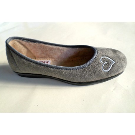 PANTOFOLE DONNA DAVEMA 2052 GRIGIO