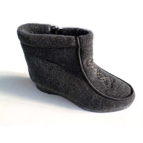 PANTOFOLA DONNA DAVEMA 501 GRIGIO